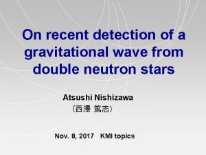 On recent detection of a gravitational wave from