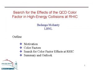 Color factor qcd