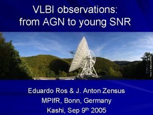 Picture E Middelberg MPIf R VLBI observations from