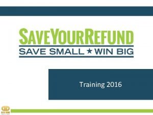 Training 2016 Lindsay Ferguson America Saves Local Campaign