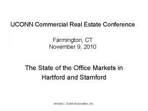 UCONN Commercial Real Estate Conference Farmington CT November