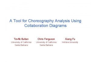 A Tool for Choreography Analysis Using Collaboration Diagrams