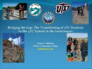 Bridging the Gap The Transitioning of 2 YC