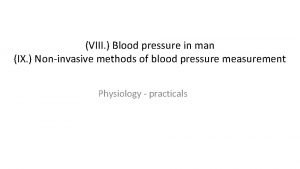 Blood pressure measurement methods
