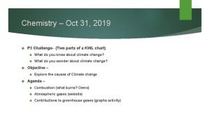 Chemistry Oct 31 2019 P 3 Challenge Two