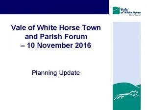Vale of White Horse Town and Parish Forum