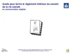 Guide pour crire le rglement intrieur du conseil