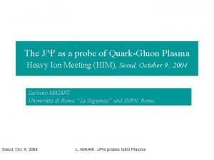 The JY as a probe of QuarkGluon Plasma