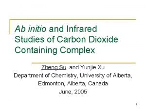 Ab initio and Infrared Studies of Carbon Dioxide