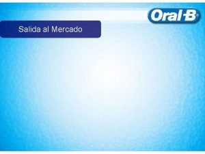 Salida al Mercado Contenido Objetivos Estrategias Resumen de