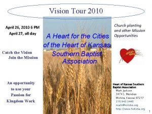 Vision Tour 2010 April 26 2010 6 PM