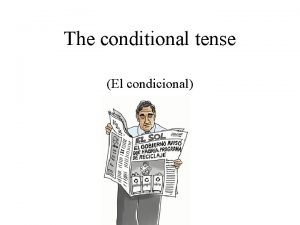 Conditional ending spanish
