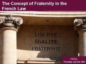 Legal system in france Legal system in france
