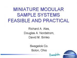Miniature modular systems