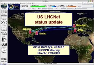 US LHC NWG US LHCNet status update Starlight