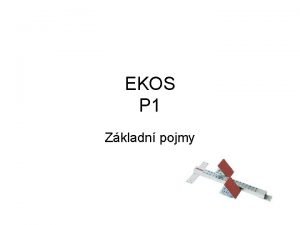 EKOS P 1 Zkladn pojmy Sport latinskho disportare