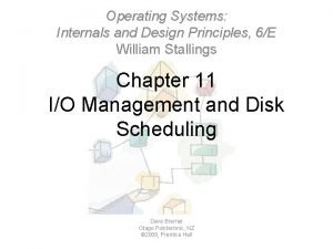 Operating Systems Internals and Design Principles 6E William