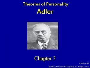 Alfred adler theory