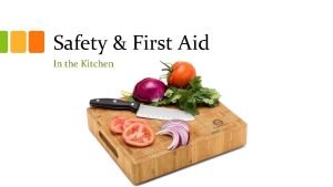 Importance of first aid in the kitchen