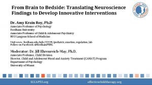From Brain to Bedside Translating Neuroscience Findings to