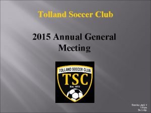 Tolland soccer club