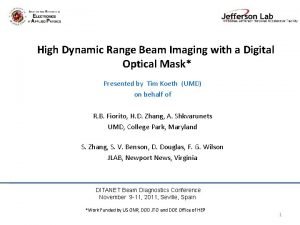 High Dynamic Range Beam Imaging with a Digital