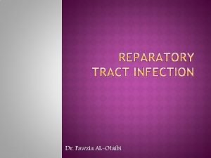 Dr Fawzia ALOtaibi PNEUMONIA Your body has mechanisms