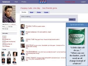 fakebook Wall Photos Flair Boxes Ponyboy Curtis Logout