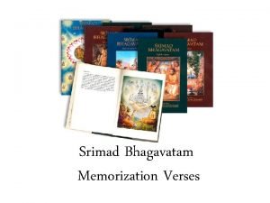 Srimad Bhagavatam Memorization Verses SB 1 1 1
