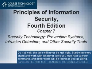 Principles of Information Security Fourth Edition Chapter 7