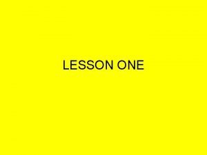 LESSON ONE CYLINDERS CRANKCASE 1 THE DEFINITION OF