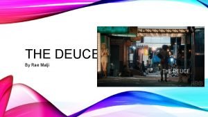 The deuce synopsis The deuce synopsis