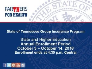 Tennessee group insurance