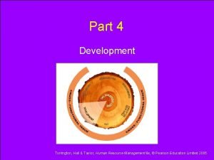 Part 4 Development Torrington Hall Taylor Human Resource