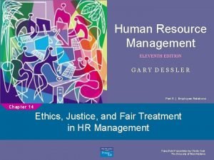 Human Resource Management 1 ELEVENTH EDITION GARY DESSLER