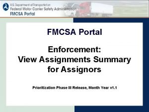 Fmcsa login