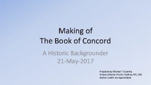 Book of concord