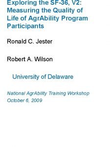 Sf36 version 2 Sf36 version 2