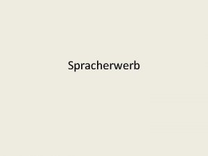 Spracherwerbstheorien tabelle