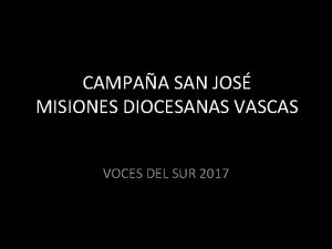 Misiones diocesanas vascas Misiones diocesanas vascas