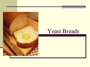 Characteristics of yeast breads