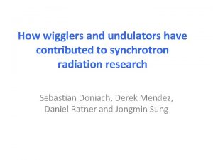 How wigglers and undulators have contributed to synchrotron