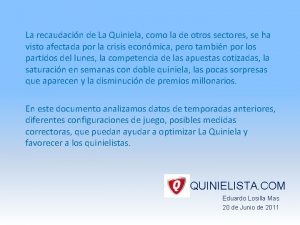 El quinielista.com El quinielista.com