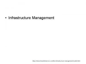 Infrastructure Management https store theartofservice comtheinfrastructuremanagementtoolkit html Converged