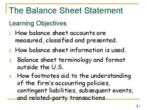 Ppe balance sheet