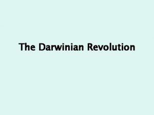 The Darwinian Revolution Archbishop James Ussher of Ireland