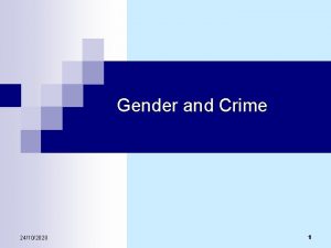 Gender and Crime 24102020 1 Accessibility Statement n