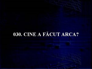 030 CINE A FCUT ARCA 1 Cine a