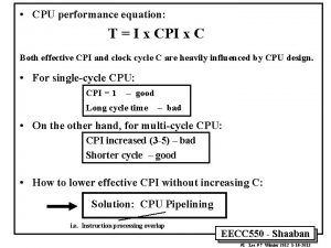 Cpu performance formula