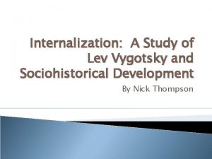Vygotsky internalization